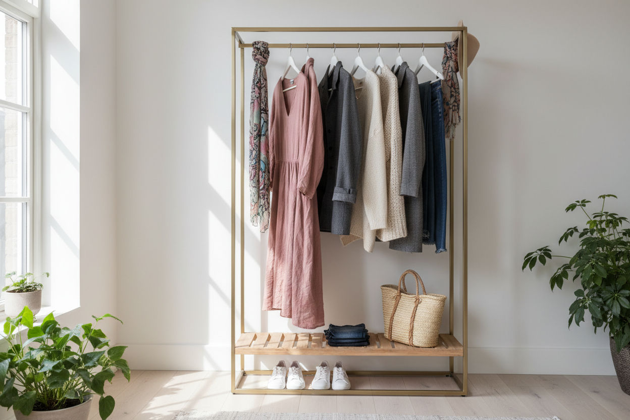 옷을 거는 행거를 보여줘