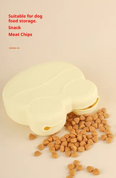 Pet Training Treat Pouch With Food-Grade Silicone – Soft, Skin-Friendly Dog Treat Bag With Hanging Buckle For Easy Carrying – Ideal For Puppy Training And Outdoor Activities